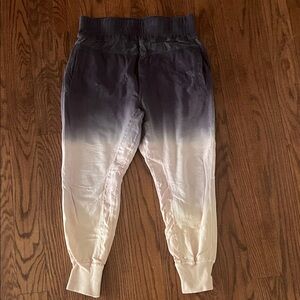 Young Fabulous & Broke Ombre Joggers - Black and Cream